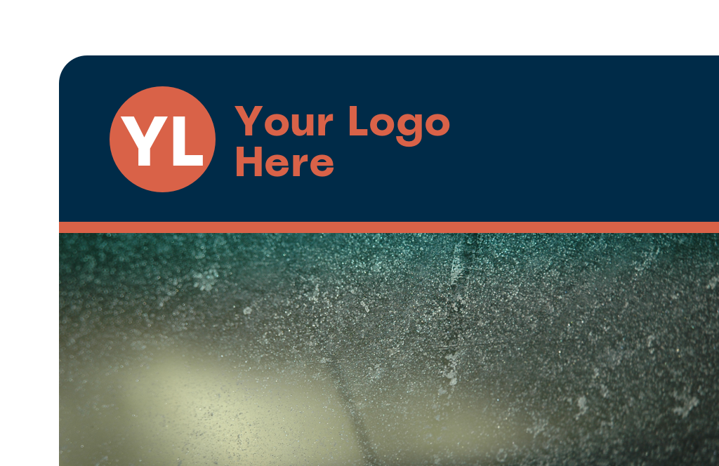 Wordpress Starter Kit| A screenshot showing a custom logo in a website header.